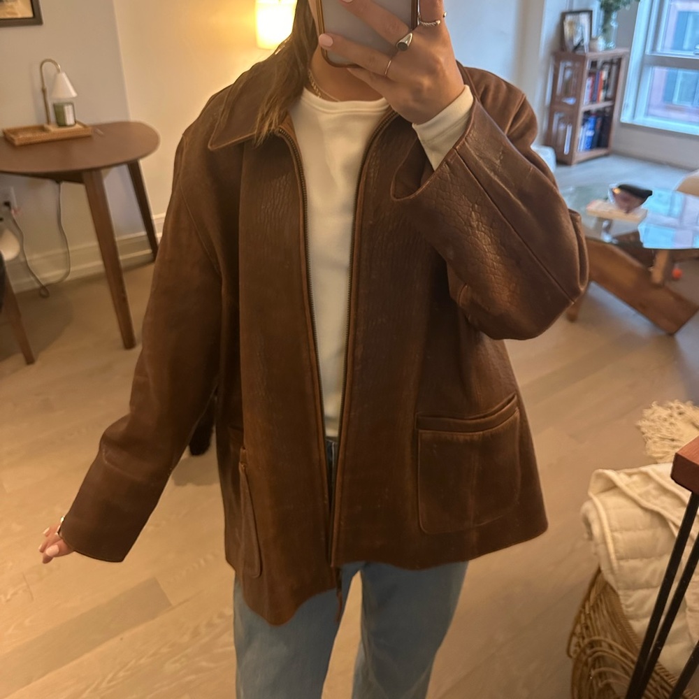 Vintage Genuine Leather Women’s Jacket